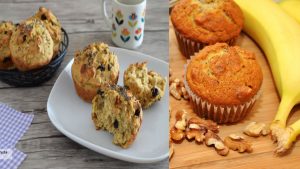 Muffins de avena y plátano saludables sin azúcar Los muffins son pancitos dulces  conocidos alrededor del mundo con  muchas más denominaciones; este manjar