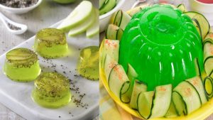 Gelatina light de manzana verde con chía para la diabetes Realizar deliciosas gelatinas ligeras usando la manzana verde y la chía como ingredientes centrale