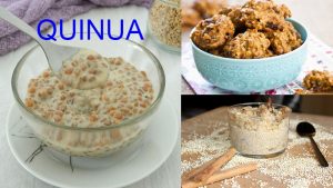 4 recetas de postres con quinua y trigo Hoy les traemos deliciosas recetas de postres a base de quinua y trigo, esta receta es apta para personas con diabet